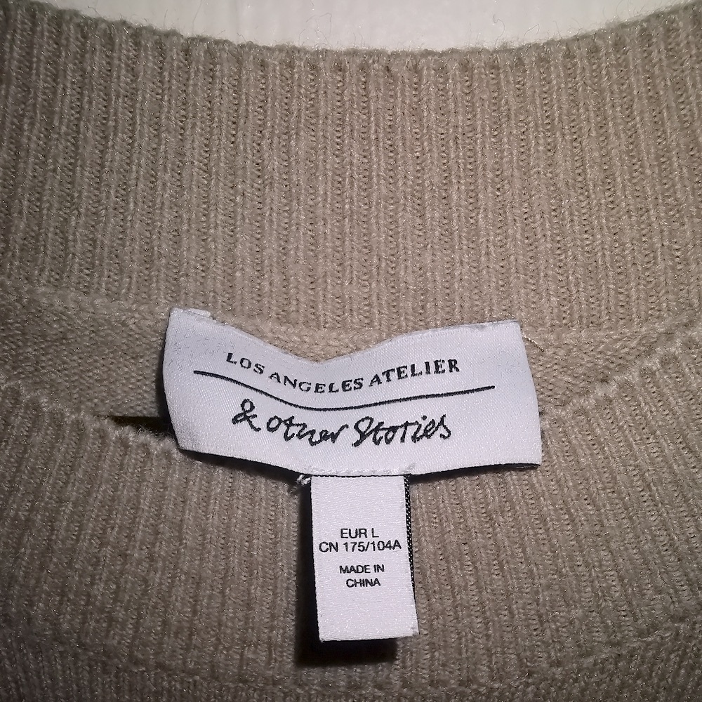 & Other Stories Midi Wrap Sweater Dress - Picture 5 of 5